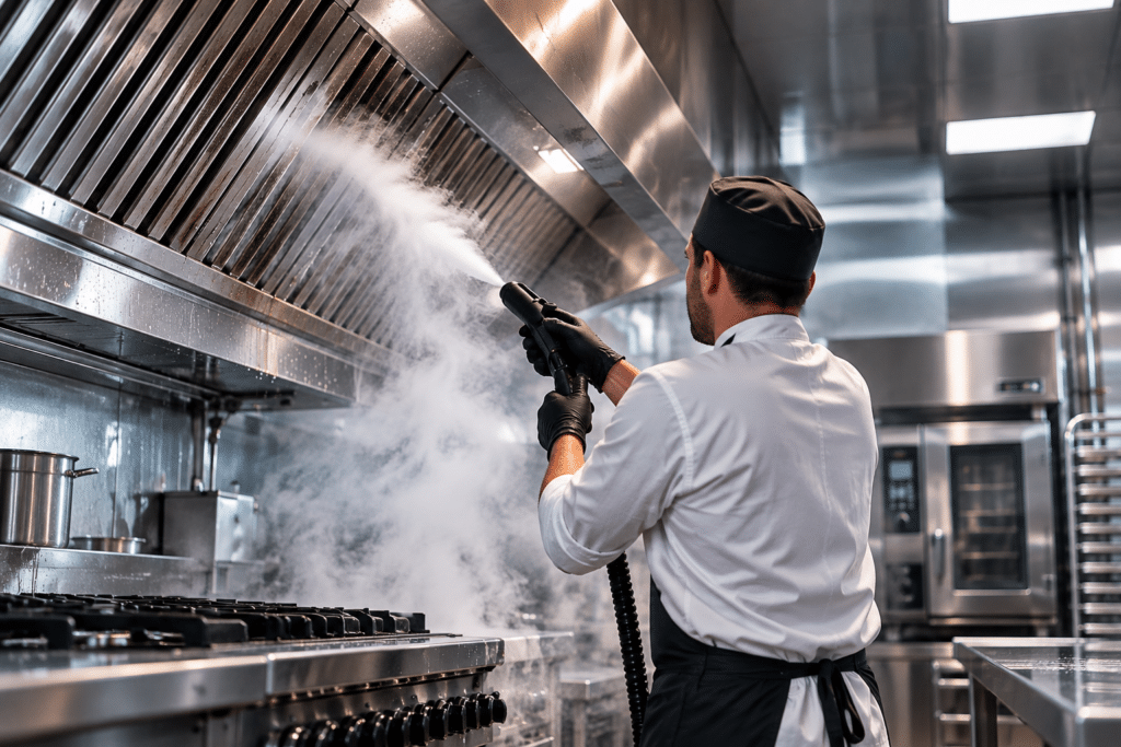 Stoomreiniging voor horeca en professionele keukens 1