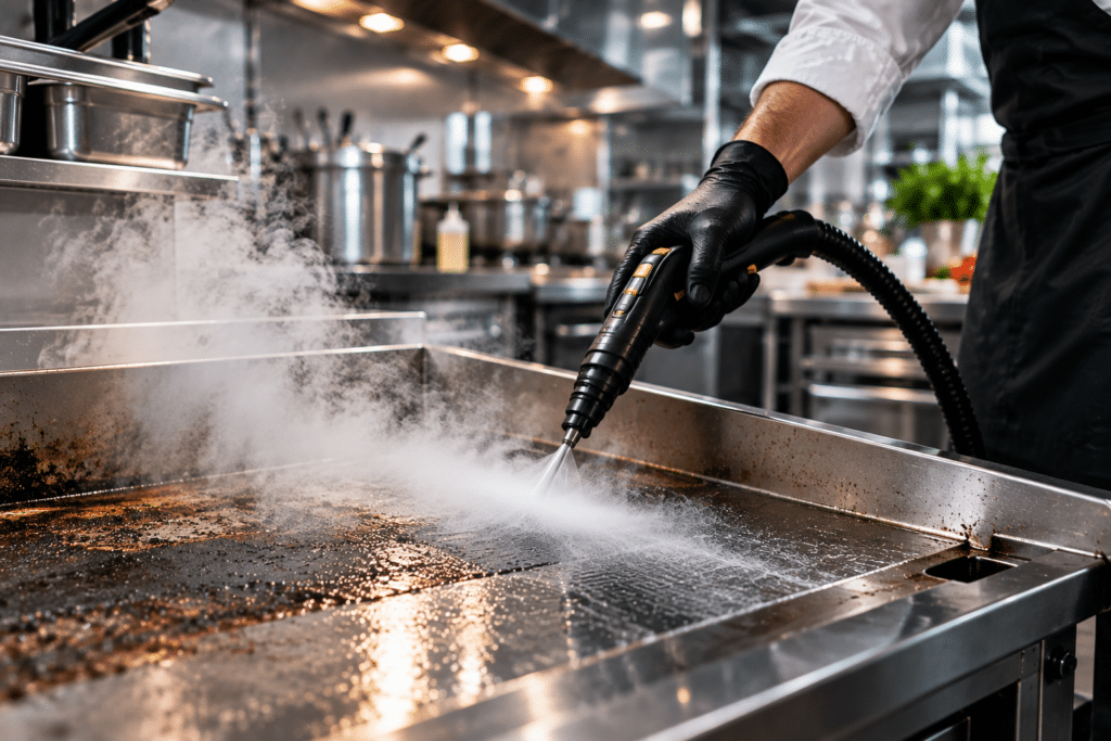 Stoomreiniging voor horeca en professionele keukens 3